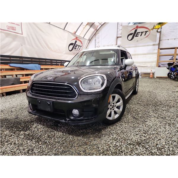 PARKSVILLE - 2019 MINI COOOER, BLACK, 161109 KMS, ALL WHEEL DRIVE. - JE05030