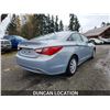 Image 9 : DUNCAN - 2011 HYUNDAI SONATA, GRAY, 218007 KMS, FRONT WHEEL DRIVE. - J032350