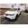 Image 3 : PARKSVILLE - 2009 NISSAN MURANO, WHITE, 145664 MILES KMS, ALL WHEEL DRIVE. - B106250