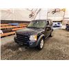 Image 3 : PARKSVILLE - 2006 LANDROVER LR3, BLACK, 209566 KMS, 4X4. - D373233