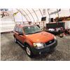 Image 10 : PARKSVILLE - 2006 FORD ESCAPE, ORANGE, 145241 KMS, FOUR WHEEL DRIVE. - DA15719