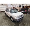 Image 10 : PARKSVILLE - 2005 HYUNDAI SANTA FE, WHITE, 193197 KMS, ALL WHEEL DRIVE. - D977927
