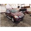 Image 9 : PARKSVILLE - 2009 MERCEDES ML320, RED, 285413 KMS, ALL WHEEL DRIVE. - P525310