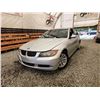 Image 1 : PARKSVILLE - 2008 BMW 323I, SILVER, 239692 KMS, REAR WHEEL DRIVE. - BC99740