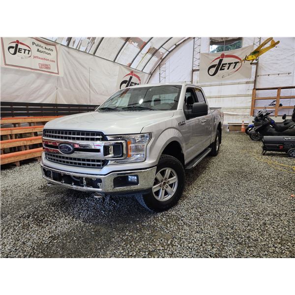 PARKSVILLE - 2018 FORD F150, SILVER, 161327 KMS, 4X4. - DC06309