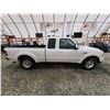 Image 11 : PARKSVILLE - 2008 FORD RANGER, WHITE, 165242 KMS, REAR WHEEL DRIVE. - BA55308