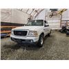 Image 2 : PARKSVILLE - 2008 FORD RANGER, WHITE, 165242 KMS, REAR WHEEL DRIVE. - BA55308