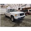 Image 8 : PARKSVILLE - 2008 FORD RANGER, WHITE, 165242 KMS, REAR WHEEL DRIVE. - BA55308