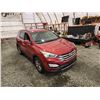 Image 10 : PARKSVILLE - 2016 HYUNDAI SANTA FE, RED, 157708 KMS, ALL WHEEL DRIVE. - J357356