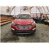 Image 6 : PARKSVILLE - 2016 HYUNDAI SANTA FE, RED, 157708 KMS, ALL WHEEL DRIVE. - J357356
