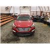 Image 7 : PARKSVILLE - 2016 HYUNDAI SANTA FE, RED, 157708 KMS, ALL WHEEL DRIVE. - J357356