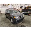 Image 9 : PARKSVILLE - 2008 FORD ESCAPE, BLACK, 274294 KMS, FOUR WHEEL DRIVE. - BA93596