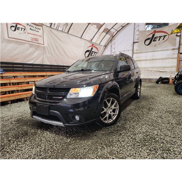 PARKSVILLE - 2013 DODGE JOURNEY RT, BLACK, 209535 KMS, ALL WHEEL DRIVE. - D549350