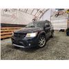 Image 1 : PARKSVILLE - 2013 DODGE JOURNEY RT, BLACK, 209535 KMS, ALL WHEEL DRIVE. - D549350