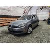 Image 1 : PARKSVILLE - 2011 VW GOLF WAGON, GREY, 251670 KMS, FRONT WHEEL DRIVE. - D658636