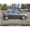 Image 8 : DUNCAN - 2012 FORD FOCUS, GRAY, 147838 KMS, FRONT WHEEL DRIVE. - J110001