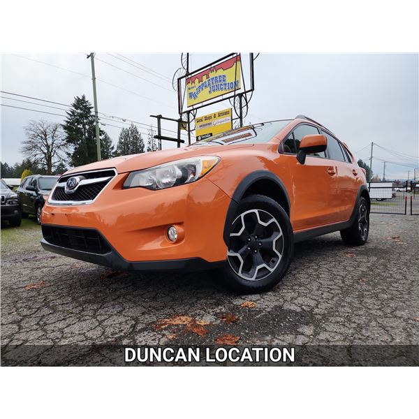 DUNCAN - 2013  SUBARU, ORANGE, XV CROSSTREK 219970 KMS, ALL WHEEL DRIVE. - D202673