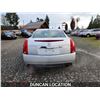 Image 11 : DUNCAN - 2010 CADILLAC CTS, SILVER, 163438 KMS, REAR WHEEL DRIVE. - D134617