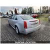 Image 14 : DUNCAN - 2010 CADILLAC CTS, SILVER, 163438 KMS, REAR WHEEL DRIVE. - D134617