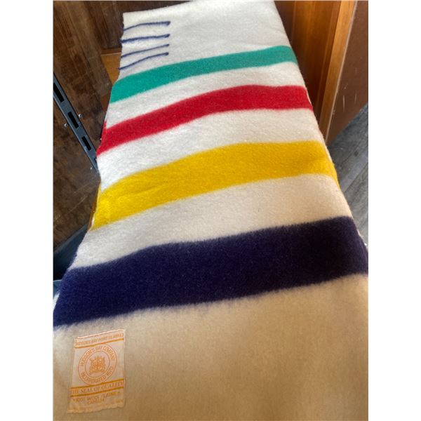 443 -- VINTAGE HBC BLANKET