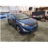 Image 9 : PARKSVILLE - 2014 HYUNDAI ELANTRA, BLUE, 183655 KMS, FRONT WHEEL DRIVE. - P133462
