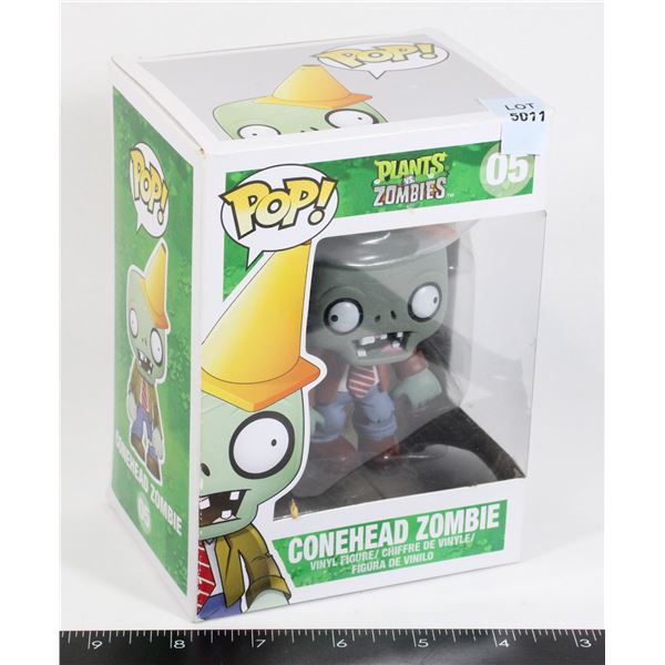 RARE FUNKO POP #5 CONEHEAD PLANTS VS ZOMBIES