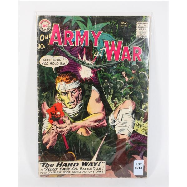1959 ARMY AT WAR #88 DC COMICS RARE