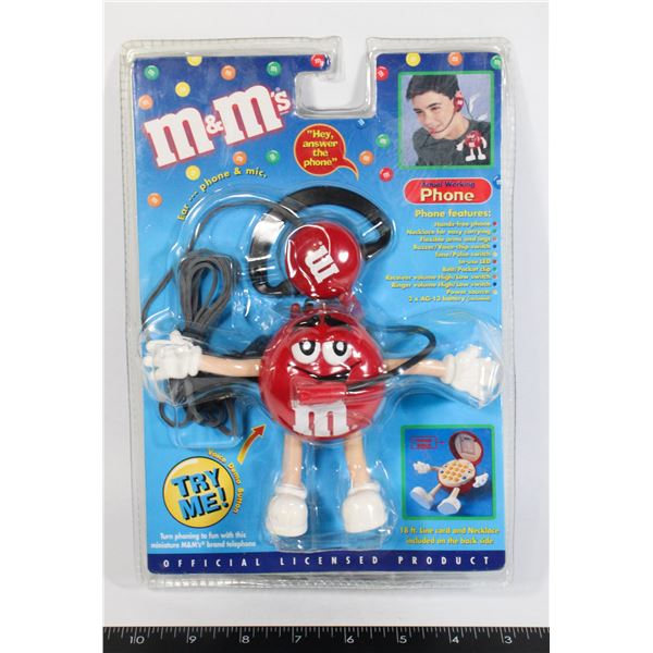 RETRO M&MS REAL PHONE W/ HEADSET NEW