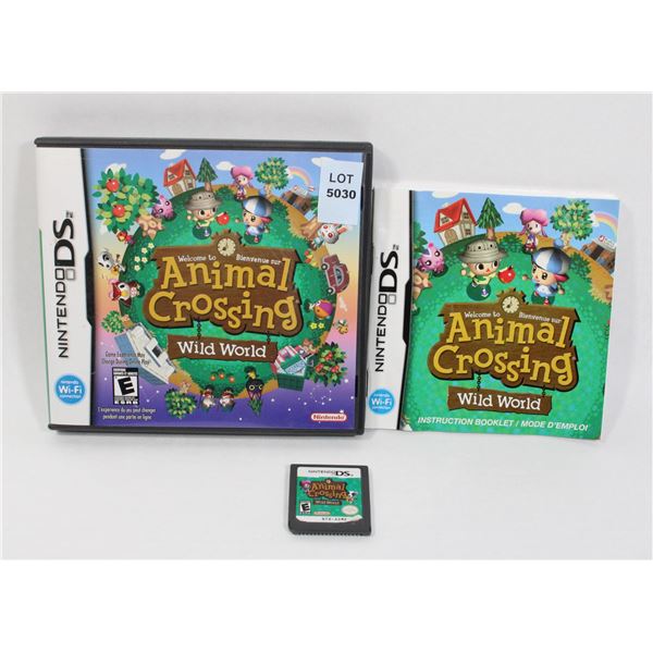 NINTENDO DS ANIMAL CROSSING WILD WORLD CIB