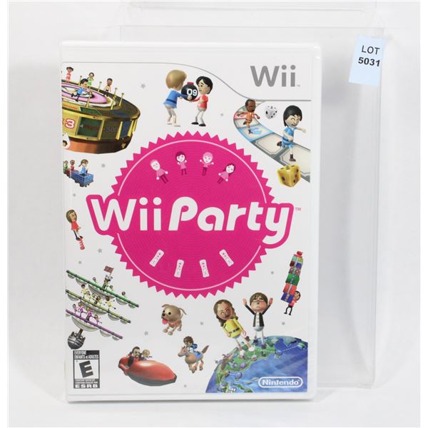FACTORY SEALED WII PARTY NINTENDO EARLY PRINT