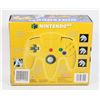 Image 2 : RARE NEW NEVER USED YELLOW BOXED N64 CONTROLLER