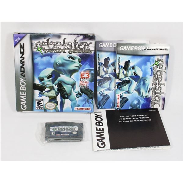 REBELSTAR TACTICAL COMMAND GBA NINTENDO BEAUTIFUL