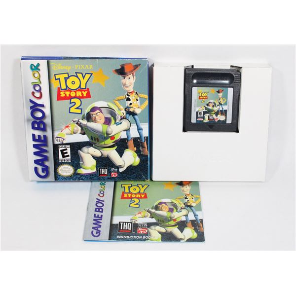 TOY STORY 2 GBC GAMEBOY COLOR BOXED CIB GAME VG