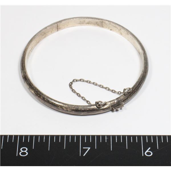 .925 VINTAGE SILVER BRACELET 6.12 GRAMS
