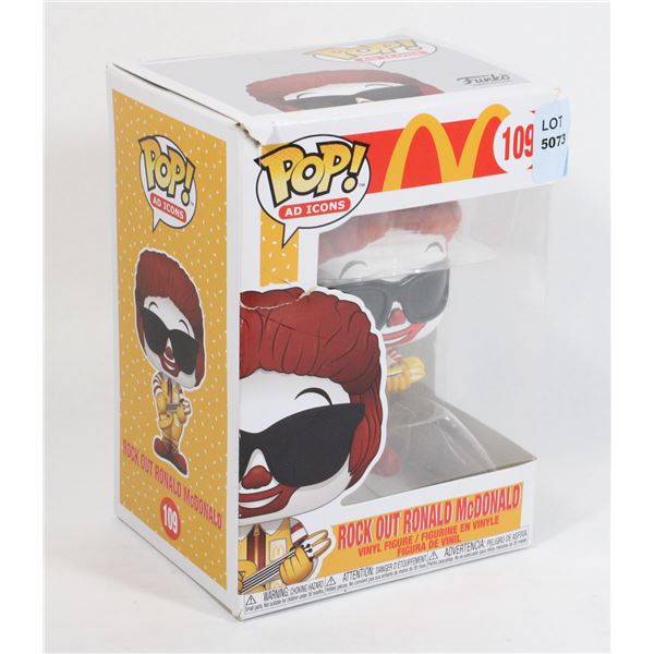 FUNKO POP AD ICONS MCDONALDS ROCK OUT RONALD 109