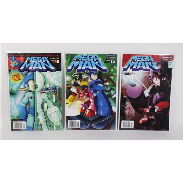 2012 ARCHIE COMICS MEGA MAN CAPCOM #14, #15, #16
