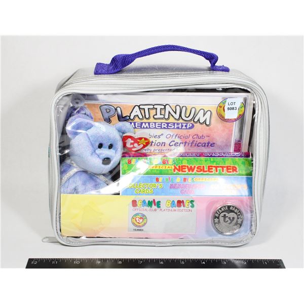 1999 TY BEANIE BABY LIMITED EDITION PLATINUM KIT