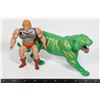 Image 1 : 1983 MOTU BATTLE CAT HE MAN BATTLE DAMAGE SOFT