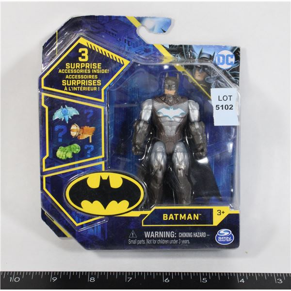 New DC Silver RARE Batman 4" figure 2020