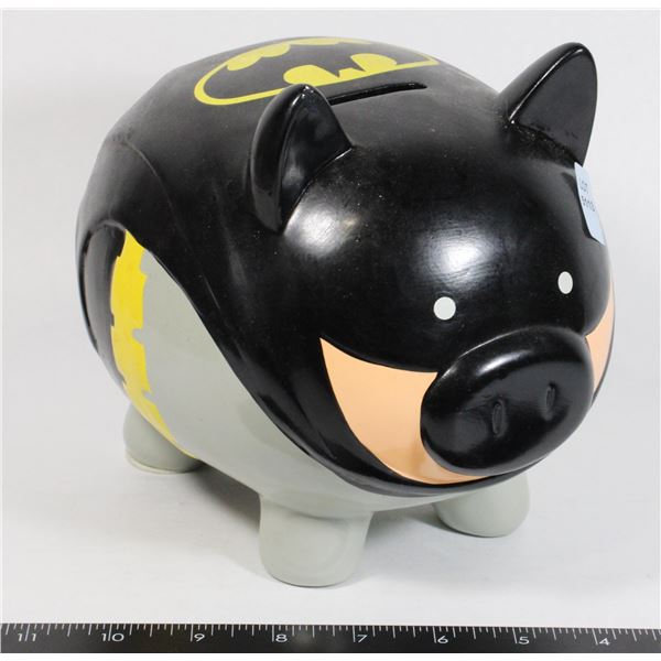 7" TALL BATMAN PIGGY BANK VERY COOL