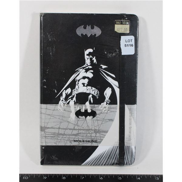 NEW SEALED BATMAN MOLESKINE NOTEBOOK STICKERS