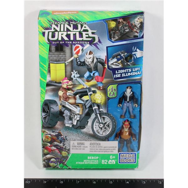 WOW TMNT BEBOP MOTO ATTACK NEW NINJA TURTLES