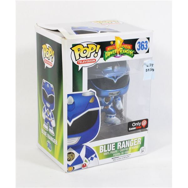 FUNKO POP TV 363 BLUE POWER RANGER GAMESTOP