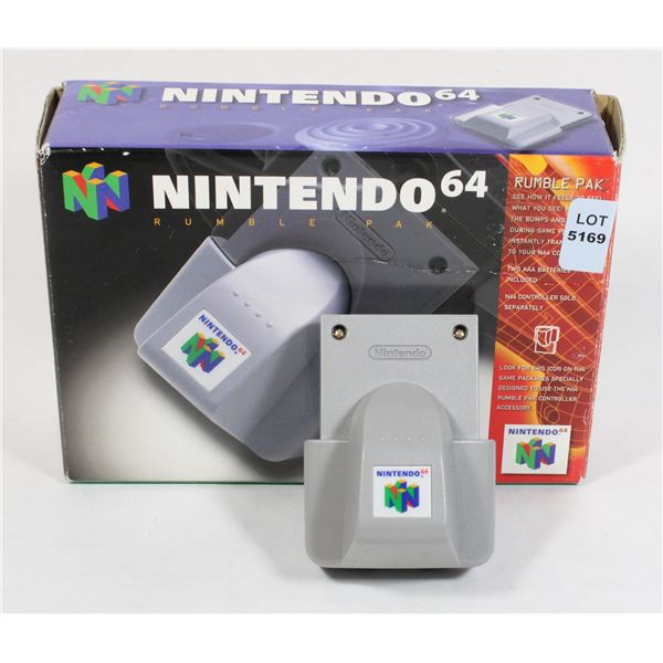 N64 RUMBLE PAK IN BOX RETRO AWESOMENESS