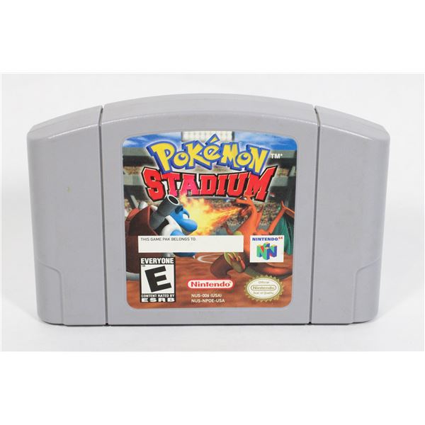 NINTENDO N64 POKEMON STADIUM GAME