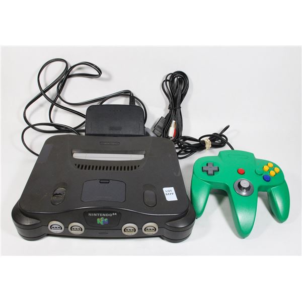NINTENDO 64 CONSOLE WITH CONTROLLER BUNDLE
