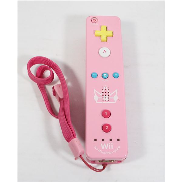 SPECIAL NINTENDO WII PEACH CONTROLLER WITH STRAP
