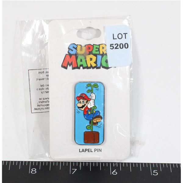 OFFICIAL NINTENDO SUPER MARIO PIN NEW