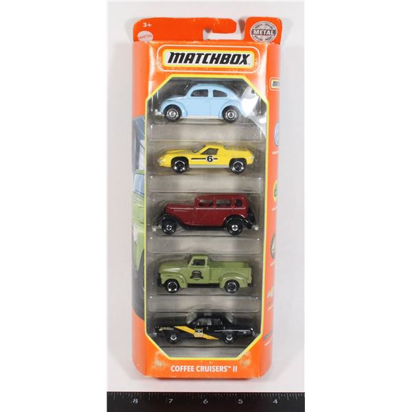 MATCHBOX COFFEE CRUISERS II 5 PACK BOX HAS SOME