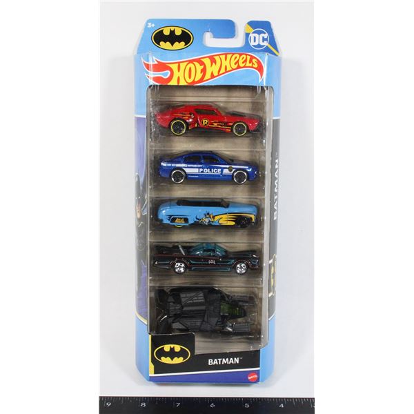 MATTEL HOT WHEELS DC 5 PACK BATMAN MUSCLE BOUND